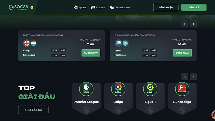 Cá cược thể thao Soc88