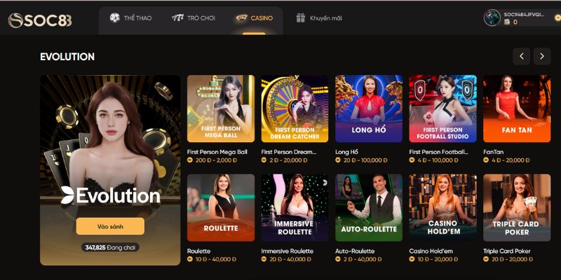 Soc88 là đối tác của các nhà cung cấp game uy tín